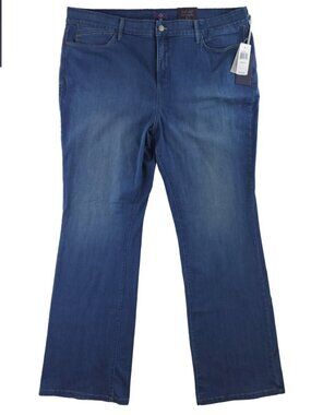 NYDJ Jeans Bootcut Stretch Denim Women's "22W" Real 44x33 NWT
